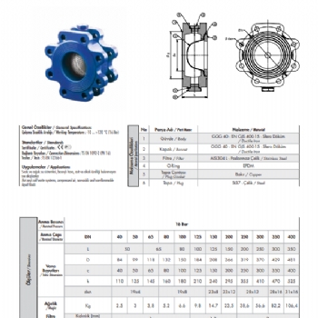 DUYAR CVT-1010 LUG PİSLİK TUTUCU